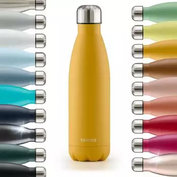 Blumtal Isolierflasche 0,5 l Dunkelgelb