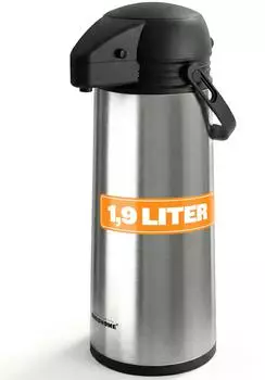 Eurohome Pumpkanne 1,9 l Edelstahl