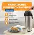Eurohome Pumpkanne 1,9 l Edelstahl