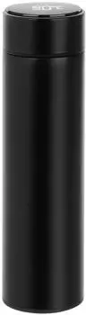 Przydasie Isolierflasche 500 ml Schwarz Temperaturanzeige