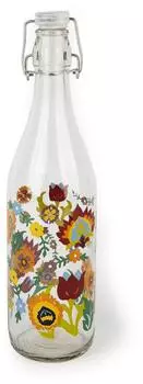 Excelsa New Delhi Wasserflasche, Glas, 1L (66722)