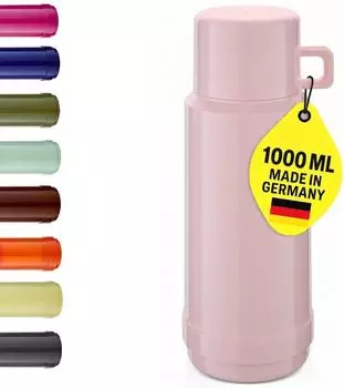 Rotpunkt Jesper 60 Thermoflasche 1L mit Becher, rosa (JESPER-604)