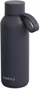 Quokka Solid Slate Thermoflasche aus Edelstahl mit Tragegurt 510ml (QUO40184)