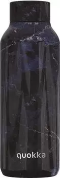 Quokka Solid Black Marble Isolierflasche 510ml Edelstahl (11987)