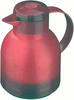 Emsa Thermoskanne Samba, Quick Press, 504232, Isolierkanne, rot, Kunststoff, 1 Liter