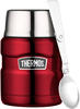 Thermos 4001248071, Thermos King Essensbehälter mit Löffel, 450ml, rot