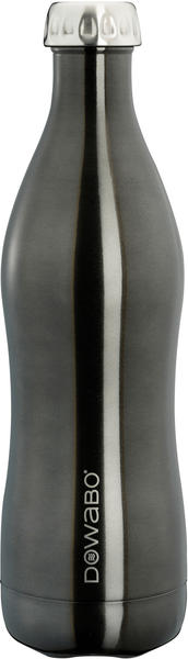 Dowabo Isolierflasche schwarz 0,75 l