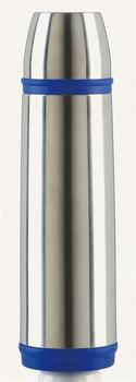 Emsa CAPTAIN Basic Mobil Isolierflasche 1,0 l edelstahl/blau
