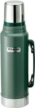 Stanley Classic Vakuum Flasche 1,0l Hammerschlag grün