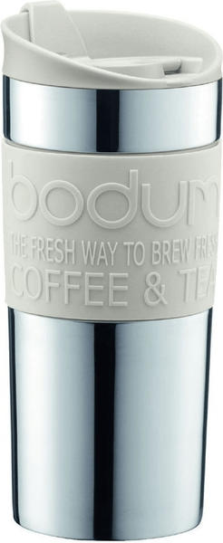 Bodum Travel Mug 0,35 l edelstahl/cremefarben