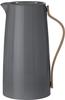 Stelton x-200-1, Stelton - Emma Kaffeeisolierkanne 1,2 l, grau hochglanzlackierter