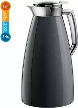 Emsa PLAZA Isolierkanne 1 l Schwarz