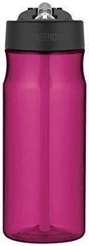Thermos Hydration Flasche mit Trinkhalm 530 ml rose 21 cm