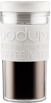 Bodum Travel Mug Kunststoff 0,35l weiß