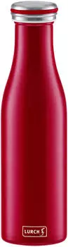 Lurch Isolierflasche Edelstahl 0,5l bordeaux