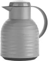Emsa N40109, emsa Isolierkanne SAMBA Wave grau 1,0 l