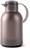 EMSA Isolierkanne SAMBA Quick Press, 1,5 l, transluzent/taupe grau