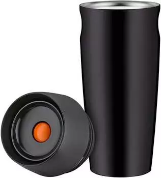 alfi Isoliertrinkbecher isoMug schwarz 0,35 l