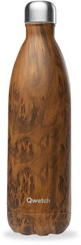 Qwetch Thermos Bottle wood 1L