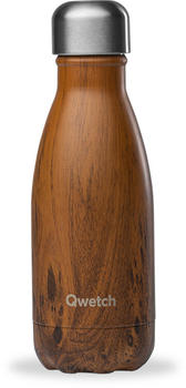Qwetch Thermos Bottle Wood 260ml
