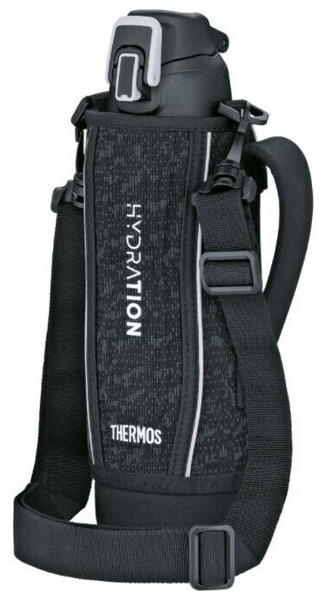 Thermos Thermosflasche Ultralight 1l mit Softhülle schwarz