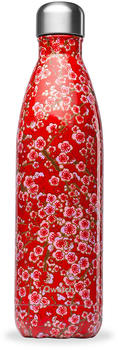 Qwetch Thermos Bottle Flowers 750ml Red