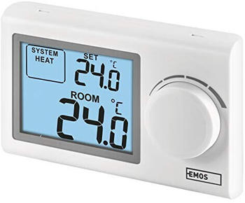 EMOS digitaler Raumthermostat zur Aufputzmontage 30x120x77mm