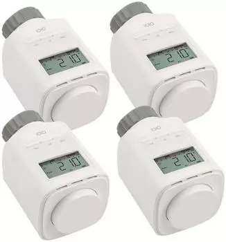 IOIO HT 2000 Elektronischer Heizk&ouml;rperthermostat 4er