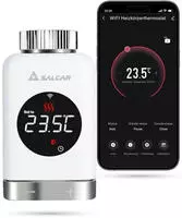 SALCAR Heizk&ouml;rperthermostat TRV801W Thermostat Heizung Smart LCD WiFi...