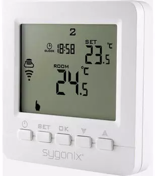 Sygonix Funk-Raumthermostat Unterputz Wochenprogramm 5 bis 35&deg;C (SY-4500820)