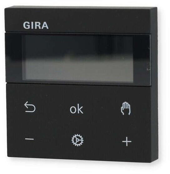 Gira System 3000 RTR Display System 55 schwarz matt