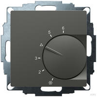 Eberle 191810354302 UTE 1003-Anthrazit-55 Raumthermostat Unterputz Heizen 1St.