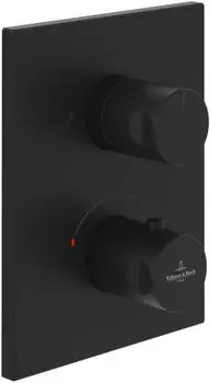 Villeroy & Boch Unterputz-Thermostat 150 x 190 x 58 mm schwarz (TVD000653000K5)