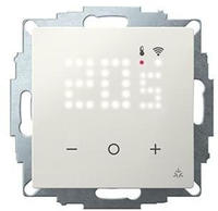 Eberle UTE 3500-RAL9010-G-55 UP, Thermostat UP 55x55mm, 5-30&deg;C, AC 230V, polarwei&szlig;