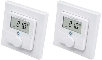 HomeMatic IP 156669A0 Wandthermostat mit Luftfeuchtigkeitssensor 2 Stück
