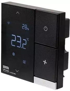 Shelly LinkedGo Smart HVAC Thermostat schwarz (Shelly_PbS_ST_ST802-B)