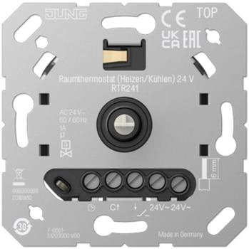 Jung Raumthermostat Heizen/K&uuml;hlen 24 V (RTR241)