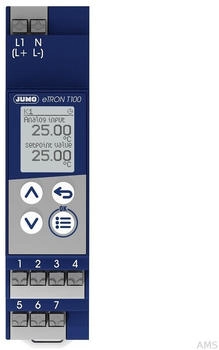 Jumo Digitaler Thermostat, AC 230 V, Thermoelemente (00721353)