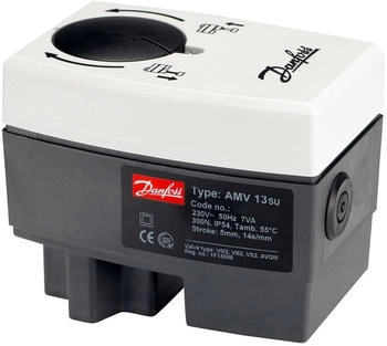 Danfoss Elektrischer Stellantrieb AMV 13 SU 24Vac, 3 Punkt, Sicherheitsfunktion, 7 Va (082H3043)