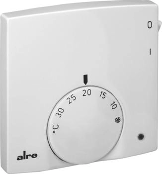 alre Raumtemperaturregler superflach RTBSB-201.062 mit Schalter EIN/AUS 5-30°C (MA300400)