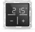 Homematic IP HmIP-WGTC Glas-Wandthermostat mit CO2-Sensor Schwarz (161574A0)