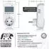 Bearware 4x Steckdosen Thermostat Individuell programmierbar / LCD-Display