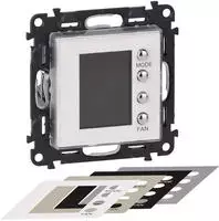 Legrand Unterputz-thermostat F&uuml;r Myhome Mit Beleuchtetem Display, 2-modulig....