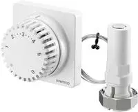 Oventrop Thermostat Uni FD 7-28 GrC, m Fernverst., Klemmverb., wei&szlig;