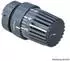 Oventrop Thermostat Uni LD anthrazit mit Decoring