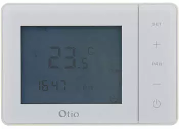 Otio Programmable wired thermostat white