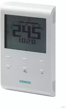 Siemens RDE100.1DHW Raumthermostat mit TWW-Regelung, LCD, Batterie (S55770-T280)