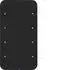 Berker Touch-Sensor 4-fach Komfort R.1 Glas, Schwarz (75144865)