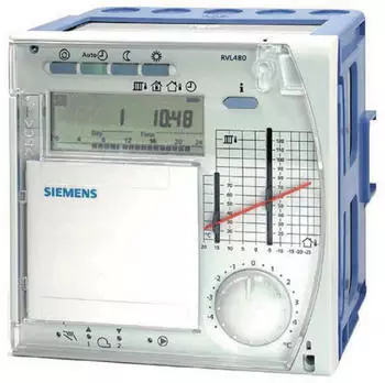 Siemens RVL480 Heizungsregler 1 Heizkreis Digitalschaltuhr 230V AC (RVL480)