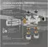 LuxeBath Multiblock Ventil-Armaturen Set Durchgangsform Chrom mit Thermostatkopf